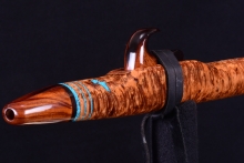 Maple Burl Native American Flute, Minor, Mid A#-4, #H15H